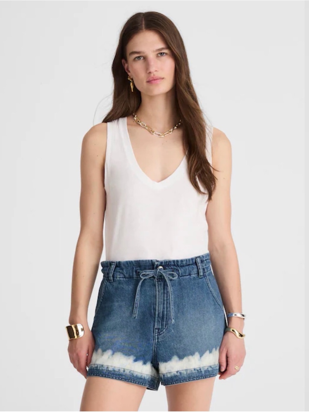Madewell Tie-Waist Denim Shorts